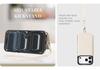 Crossbody Leather Wallet Phone Case For iPhone 17 Pro Max Air 17e 16e 15 14 Plus 13 12 Mini 11 Card Holder Wrist Strap Cover