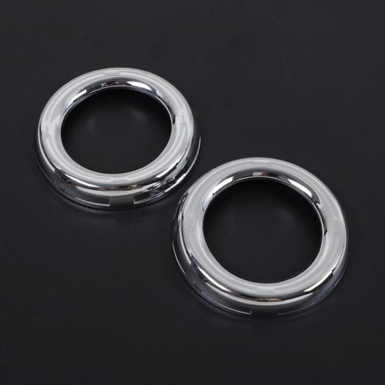 Silver Fog Lamp Spot Light Cover Trim For Mitsubishi Triton L200 2015-2018