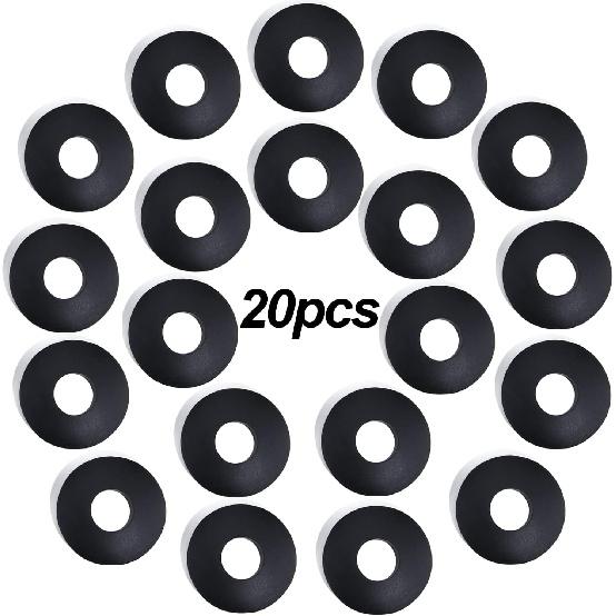 Glad Hand Seal, 20Pcs Gladhand Washers Rubber Seals Black Gasket Elastic Grommets For Semi Trucks Trailers Brake Air Hose Parts Number 10028