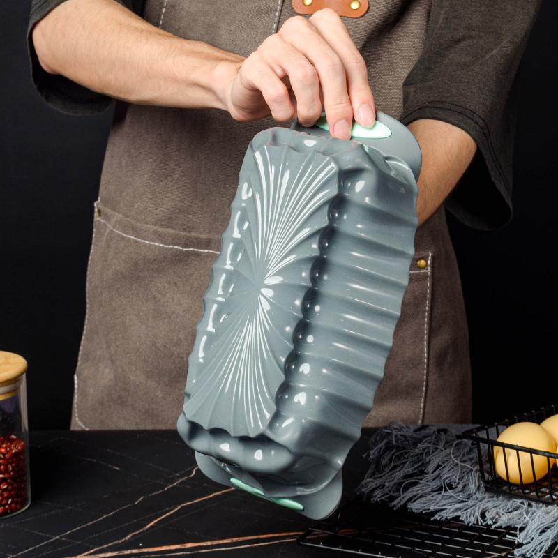 Baking Pan Silicone Mold Large Rectangular Toast Box Cake Mousse Mold High Temperature Kitchen Supplies