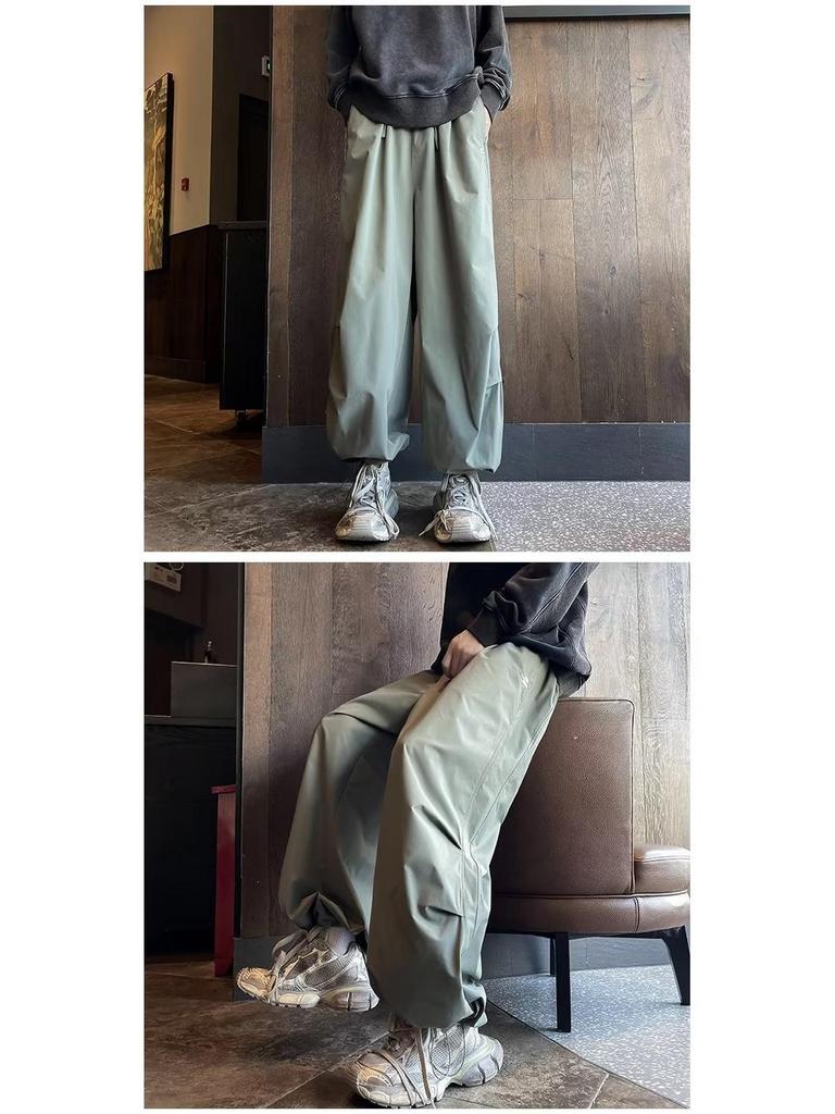 Unisex Sommer Weitbein-Fallschirmhose - Leicht, Trendig, Schnelltrocknend für Aktive Bekleidung