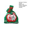 Christmas Gift Bag Knitted Xmas Tree Handbag Christmas Eve Party Favor Bag Reusable Gift Pouch for Festive Gift Packaging