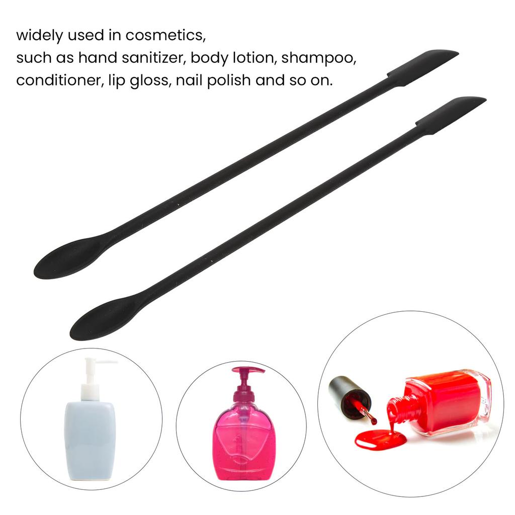 15 Piezas Espátula de Maquillaje Doble Cara Silicona Grado Alimentario Flexible Ampliamente Usada Mini Espátula de Silicona para Cosméticos Maquillaje