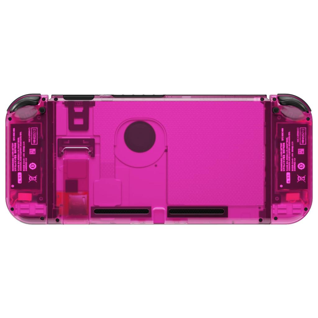 Custom DIY Replacement Case Shell for eXtremeRate Back Plate for Switch Console Made of Clear Holder Handle Controller Housing for and Full Button Set