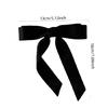 Long Ribbon Bowknot Hairpin Adult Teens Ponytail Elegances Spring Hair Clip