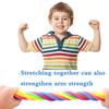 6Pcs Stretchy Noodle String Neon Kids Childrens Fidget Stress Relief Sensory Toy Decompression Elastic Rope Anti-Anxiety Toys