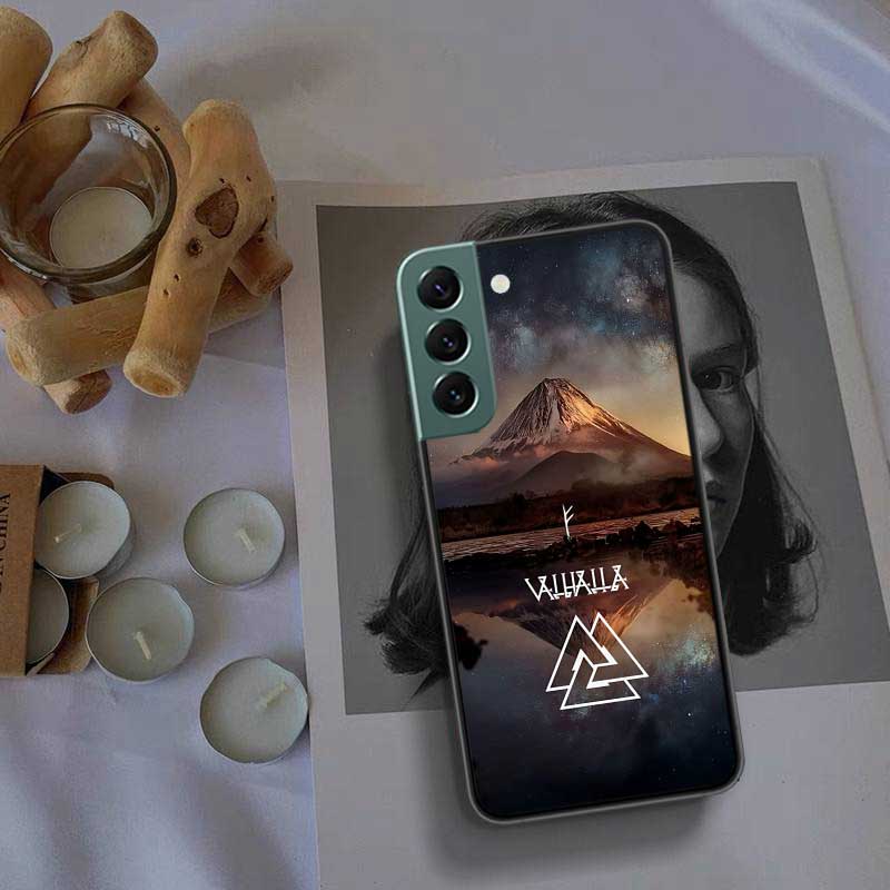 Nordic Norse Phone Case For Samsung Galaxy S22 S25 Ultra S21 S10 Plus S26 Edge S20 S23 S24 FE Cover Silicone Soft TPU Clear