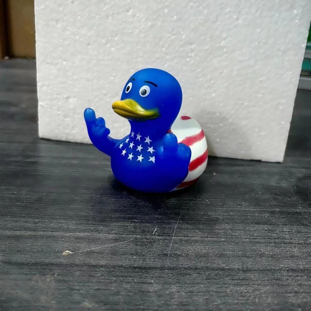 New Funny Middle Finger Duck Personality Fun Desktop Decor Bedroom Ornament