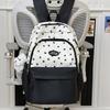 Schoolbag cute contrasting color backpack female star cute small fresh backpack student schoolbag high value simple leisure bag