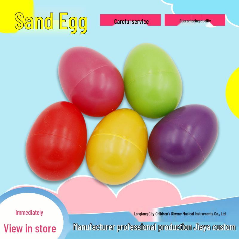 Orff Percussion Colored Sand Eggs 92