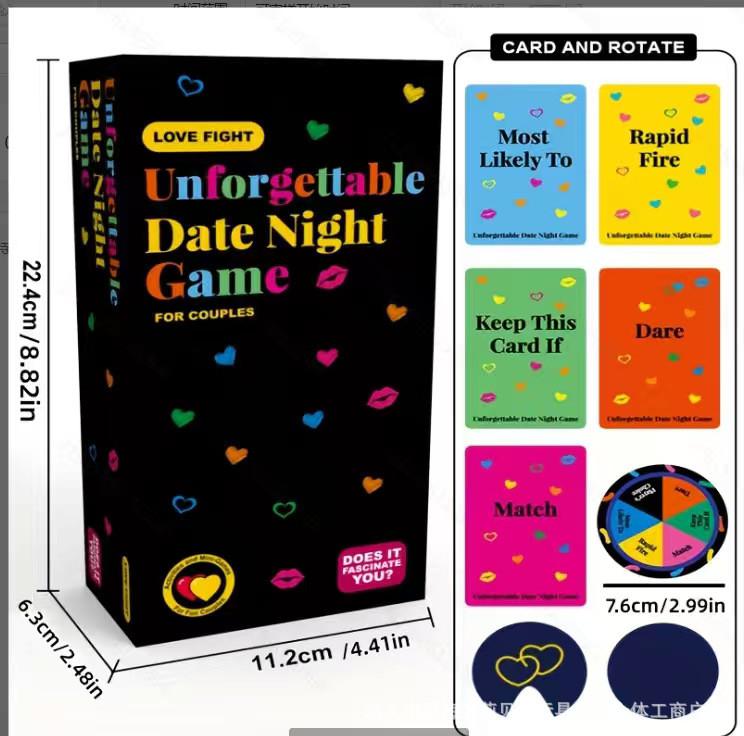 The Ultimate Date Night Game With Visual And Cognitive Skills For Indoor Romantic Play