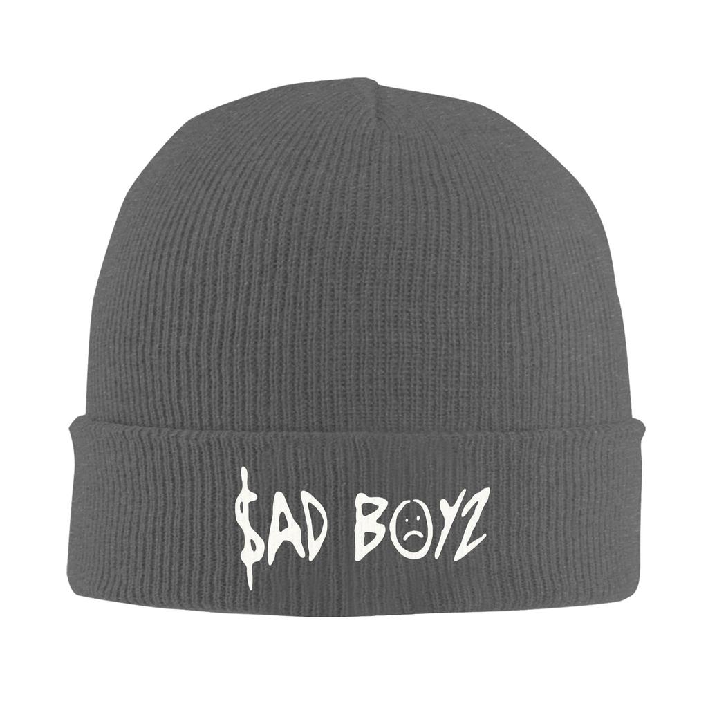Junior H Merch Sad Boyz Warm Knitted Cap Winter Knit Bonnet Hat Skullies Beanies Hip Hop Caps for Unisex