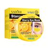 60pcs/box Orange VC Collagen Starry Eye Mask, Tighten, Nourish and Smooth Reduce Fine Lines Around The Eyes ,Remove Dark Circles Firming Eye Mask