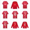 07-08 Manchester United Home Retro Jersey Short Long Sleeve UCL 7 Ronaldo 10 Rooney Football Shirt Men