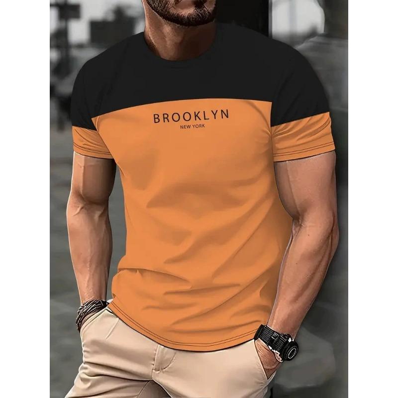 Line Logo Sports Digital 3D T-shirt Short Sleeved Tops