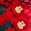 Non-woven Fabric Chinese New Year Decoration Good Luck Happiness Red Spring Festival Decoration Chinese Elements