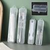 1Pcs with Cover Makeup Brush Storage Box Eyebrow Pencil Tableware Chopsticks Beauty Tools