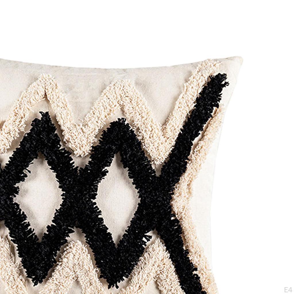 Cover Decorative Boho Tufted Throw Case for Couch Sofa Bohemian Decoration Cushions