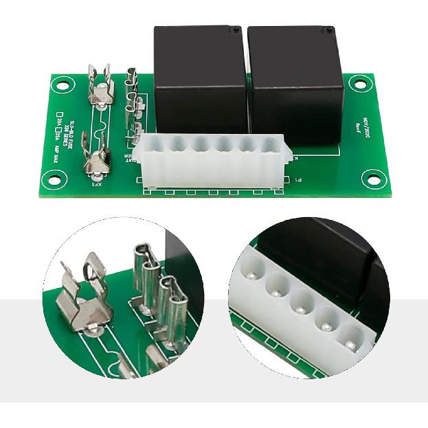 MDEOOSKY RV Slide Out Relay Replacement, Automatic Operation, 20A, 12V, Panel Mount, Normally Open Contact, Relay Control Board, 14-1130, 140-1130