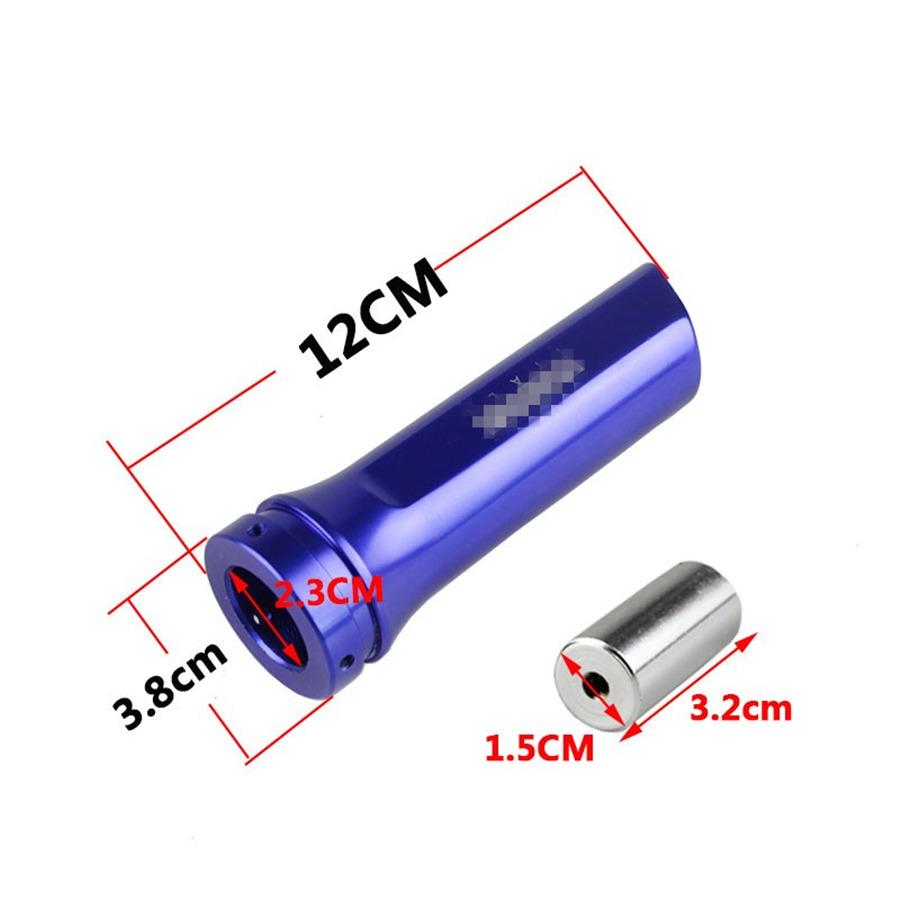 Car Auto Aluminum Hand Brake Sleeve Handbrake Handle Hand Protector Cover Purple