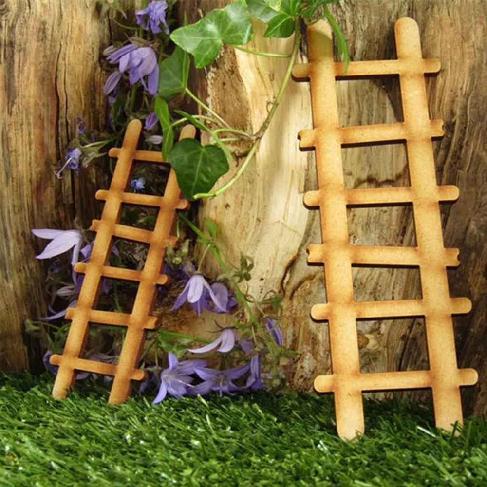 Ornament Vintage Decoration Wooden Craft Micro Landscape Miniature Fairy Elf Door Dollhouse Garden