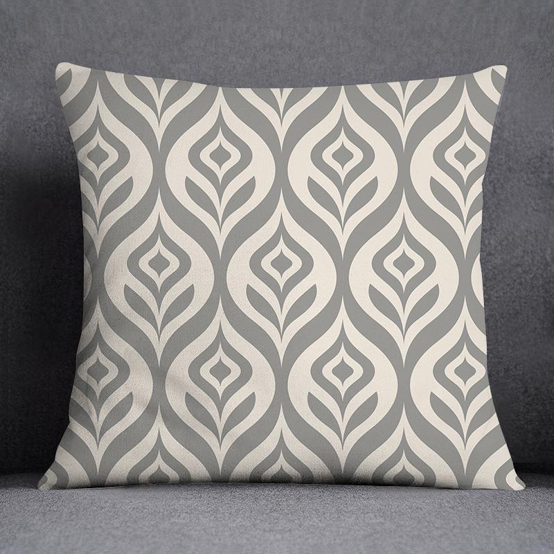 Geometric Color Pillowcase Home Decoration Pillowcase Square Pillowcase Home Office Decoration Cushion Cover
