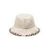 Daks Ivory Check Cotton Linen Blend Bucket Hat Dbhe4f123i2