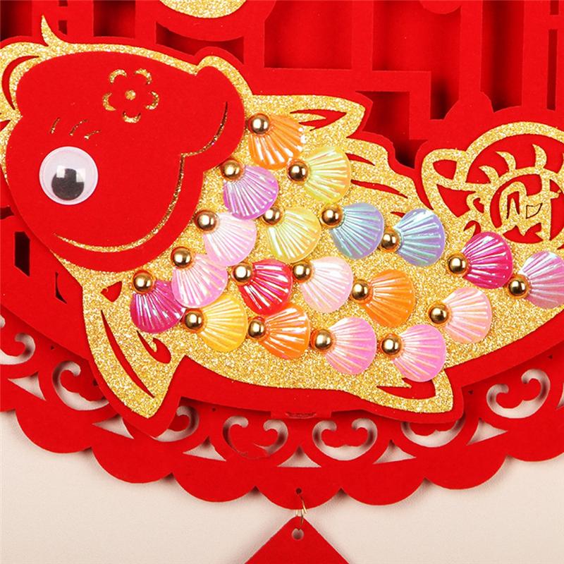 Practical-Lunar New Year Decorations Vietnamese Traditional Ornaments Wedding Supplies Holiday Wall Decorations Wedding Pendants