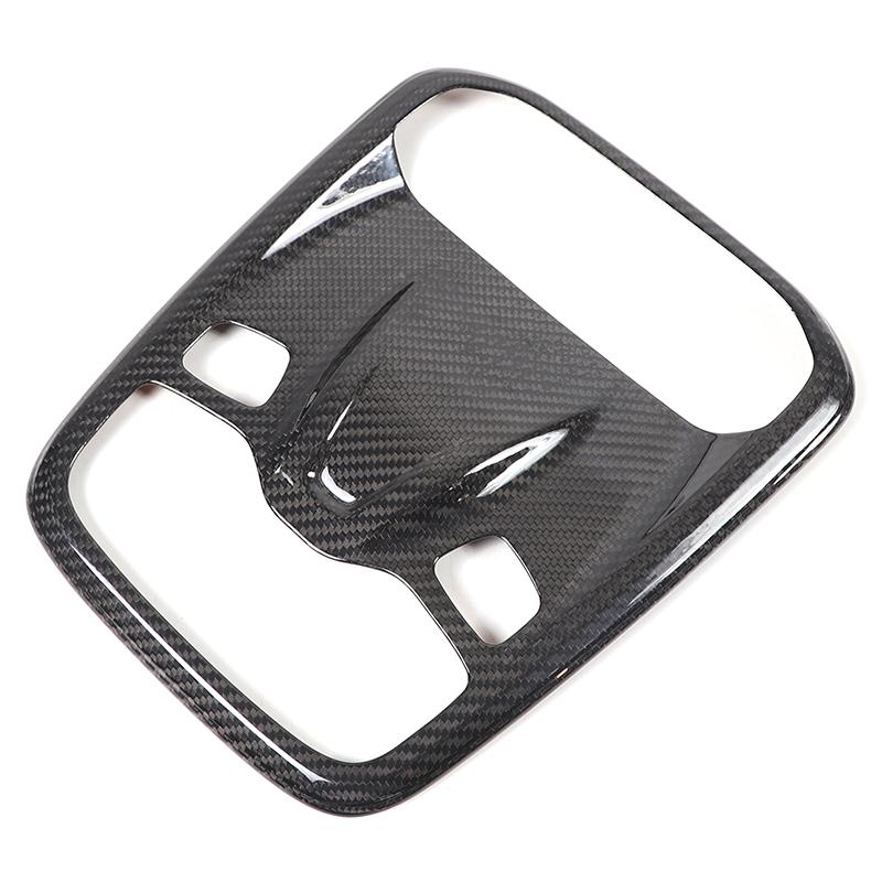 For Lotus EMIRA - Real Carbon Fiber Car Roof Reading Light Decorative Panel Sticker Car Interior Accessories