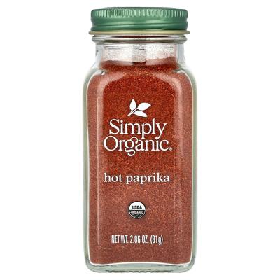 Simply Organic Hot Paprika, 81g (2.86oz)