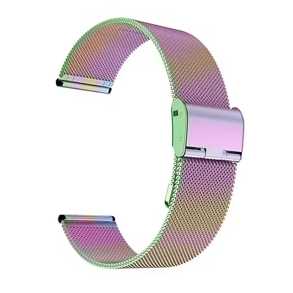 22mm Metal Milanese Watchband For Realme Watch 5/Realme S2 S S Pro Stainless Steel Replacement Strap For Realme 2 2 Pro/3 3 Pro