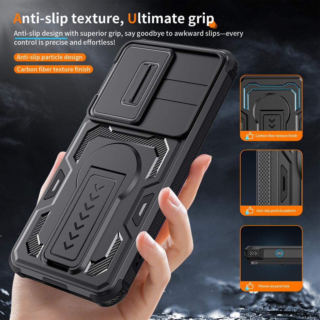 Heavy Protective Case for Samsung Galaxy A57 S26 Ultra S24 S25 Ultra A37 A17 A56 A36 A26 A16 5G Dual Layer Stand Cover Cases