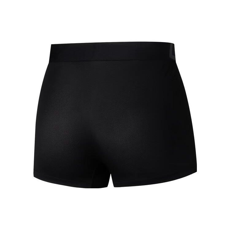 Li Ning Fitness Series Solid Color Sports Underwear Men Underwear Black AUAT007-1