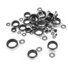 33Pcs Fishing Rod Guides Eyes Ring Raft Line Ring Fishing Rod Building Repairing Parts