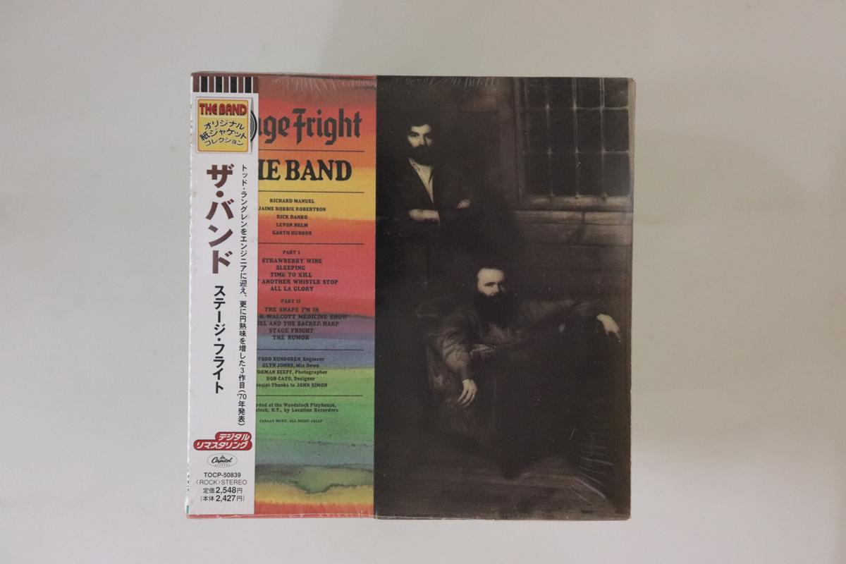 

CD BAND Stage Fright Paper Sleeve TOCP50839 CAPITOL 1998 Japan Obi Rock Used