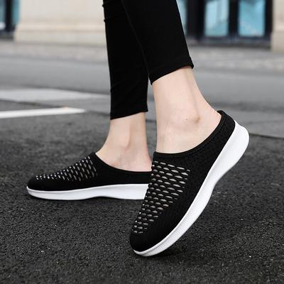 Fashion Women's Shoes Summer Flat Slipper Breathable Mesh Casual Sneakers Hollow Soft Sole Single Shoe for Women Zapatillas De Hombre