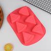 6 Cavity Fruit Shape Chocolate Candy Molds Watermelon Strawberry Lemon Pineapple Fruit Silicone Mold Ice Cube Tray