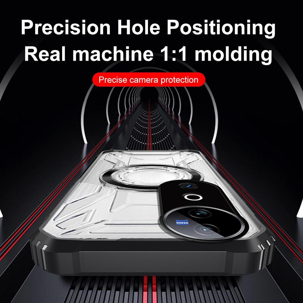 Battle Shadow Series Armor Phone Case for Vivo V40,V40 Pro Shockproof Anti‑Drop Protective Cover
