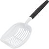 1Pc Cat Litter Scoop Long-Handle Cat Scoop Aluminum Alloy Metal Scoop Poop Sifter Mesh Scoop Metal Cat Litter Scoop Litter Box Scoop Durable Non