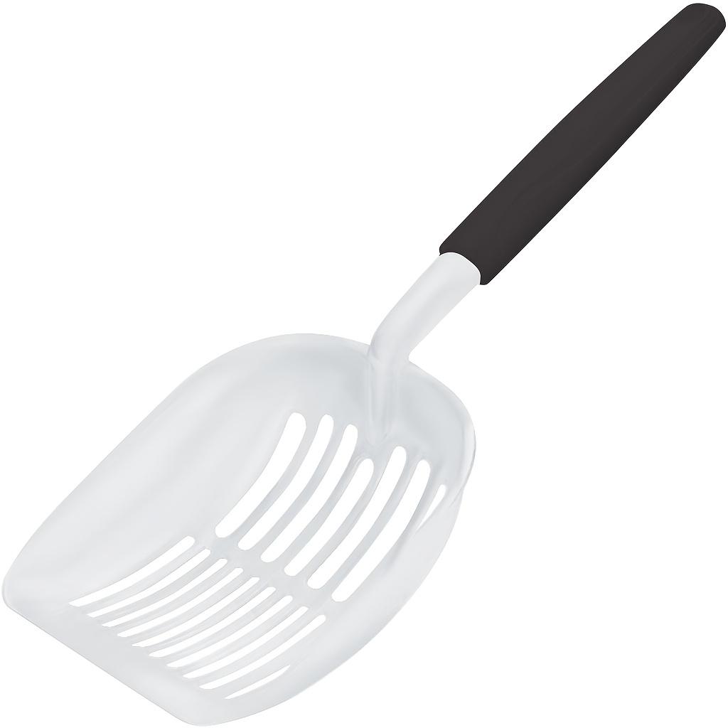 1Pc Cat Litter Scoop Long-Handle Cat Scoop Aluminum Alloy Metal Scoop Poop Sifter Mesh Scoop Metal Cat Litter Scoop Litter Box Scoop Durable Non