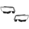 Left + Right Headlight Lens Cover Transparent Head Light Shell for Jeep Grand Cherokee 2014-2019