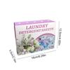 Detergent Sheets 60 Loads Plant Based Washing Machine Sheets Fast Dissolving Fresh Scent Dryer Sheets No Mess and Space-Saving