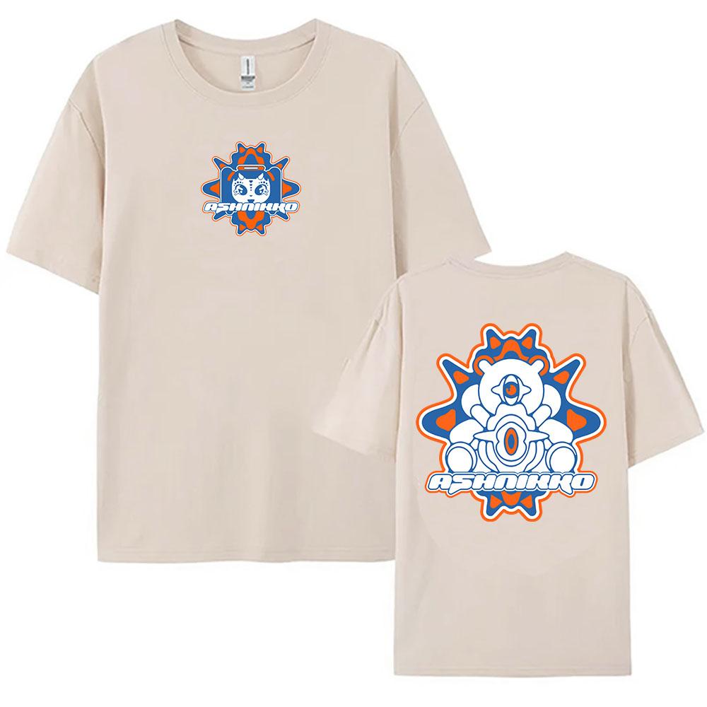 Y2K Hunter Ringer Tee Ashnikko Itty Bitty Album T-shirt Short Sleeve Casual Female Tshirts Cartoon Graphic Printing Clothing Wom