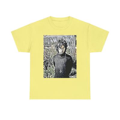 Prince Art Graphic Print Short Sleeve Crew Neck Unisex Heavy Cotton Tee  Unisex T-Shirt