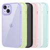 Colour Back Transparent Shockproof Phone Case for 16 15 14 13 12 11 Pro Max 7 8 Plus XR Xs 12 Mini Silicone Bumper Cover