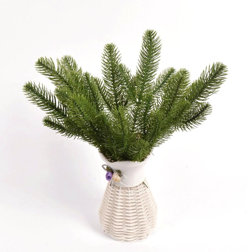 Evergreen Plants Artificial Pine Needles Home Decor Christmas Decorations Wreath Accessories