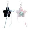 Cosy Plush Star Keychain Ribbon Bowknot Charm For Bags Backpacks Keys Christmas Birthday Gift Key Holder Pendant