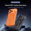 iPhone 17 Pro Max Breathable Case: Magnetic, Colorful, Heat Dissipation, Rotating Stand, Apple 16 Compatible.