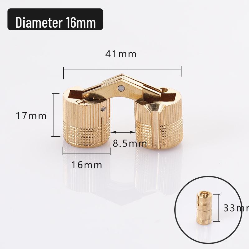 Copper Concealed Butt Hinge for Jewelry and Decorative Boxes