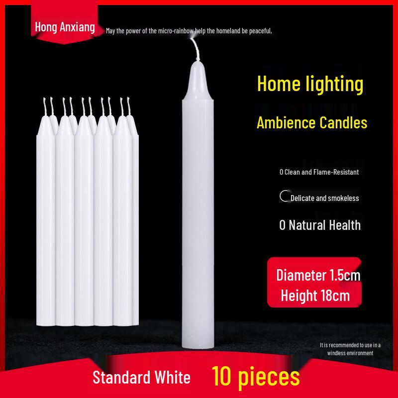 LIEI Red and White Emergency Candles